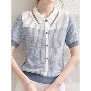 [카라]KARRA 메탈샤인배색니트 A5M1382_P404717435