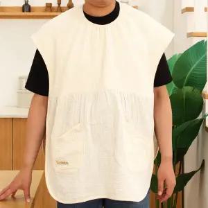 예꼬맘 아빠 턱받이 순면 거즈 앞치마 육아조끼