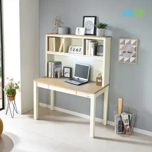 데코라인(매장상품) 엔서 LED 서랍 데스크 책상 책장 세트