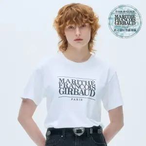 마리떼 프랑소와 저버 클래식로고 반팔티셔츠 M25MTS002 화이트/블랙