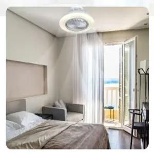 하이투 실링팬 삼색디밍 방등 600 공기순환팬 360도회전 LED실링팬방등