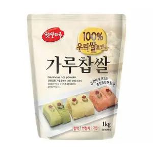 웰베이킹 국산 햇쌀마루 가루 찹쌀 100% 1kg