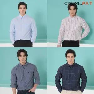 CERINI by PAT 남성 워셔블 스판 셔츠 4종