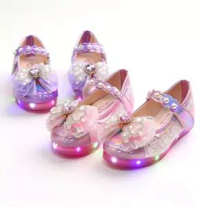꼬마 하트 LED구두 공주 여아 키즈메리제인 초등 유아 아기 불빛 구두