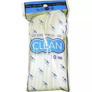 아이존 그린 스푼 위생 1박스 500개/숫가락/캠핑/숟가락/1회용/수저/빙수/요플레/플라스틱/일회용/캠핑용