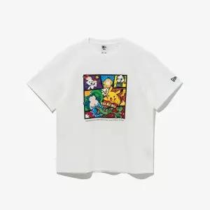 [뉴에라키즈](대구신세계)[키즈] 포켓몬 카툰 티셔츠 오프 화이트 14733466