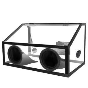 글러브박스 상자 밀폐 연구실 실험 글러브박스