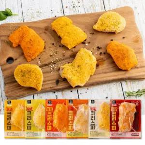 다잇닭 통살 크리스피 닭가슴살+닭다리살 6종 90g 12팩