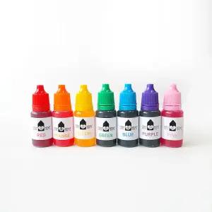 스테이앳홈 KC인증 7가지 무지개색 디퓨저 색소 10㎖×7개 비누, 석고방향제, 슬라임 만들기