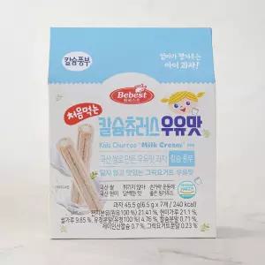 베베스트 처음먹는 칼슘 츄러스 우유맛 45.5g