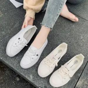 여성 데일리 캐주얼 베이직 스니커즈 캔버스화 단화 신발 남자스니커즈 워킹화