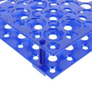 1pc 15Ml 50Ml 튜브 랙 실험실 홀더 깔끔한 보관 삽입 제거 투명한 보기 필수 장비