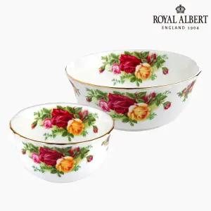 [롯데백화점]로얄알버트 황실장미 한식기 1인조(밥+국) 세트