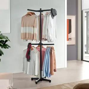 [람스]국산 멀티행거 360도 회전 스탠드 옷걸이