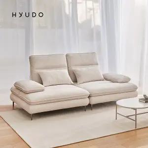 [휴도]지정일배송+무료설치ㅣ여유의 동백 정품 조야 2400 스윙 패브릭 3인 소파