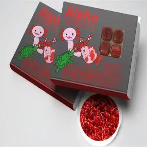 우파루파 사료 장구벌레 도롱뇽 살라만다 디스커스 먹이