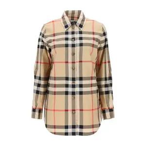 [버버리][명품] 버버리 체크 코튼 셔츠 8071338