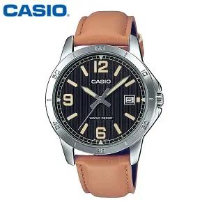 카시오 시계 MTP-V004L-1B2U 남성용 손목시계 가죽밴드 CASIO 정품