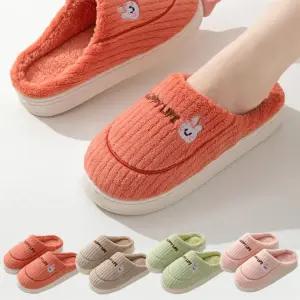 여성 겨울 사무실 실내화 푹신 퍼 러블리 슬리퍼