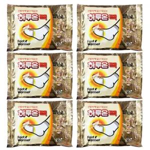 하루온팩 발난로 2매 x 30세트/30켤레 60개입/붙이는 발핫팩 수족냉증 깔창