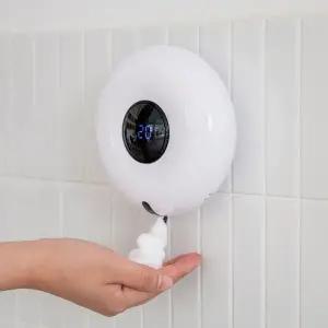 [모노플랫] 자동센서 핸드워시 도넛형 벽걸이 거품 디스펜서 손세정기 손세정제