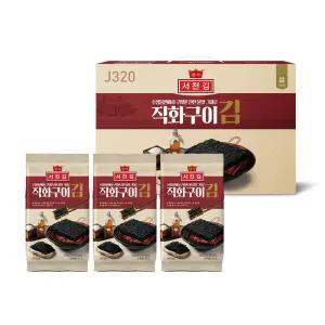 [제조사 직영몰] J320 왕가 서천 직화구이 도시락김 4g x 20봉