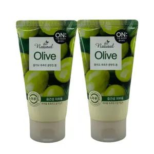 온더바디 더내추럴 올리브 촉촉한 클렌징폼 120g 2개