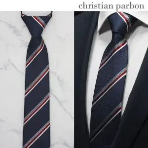 크리스티안 파본 사무직 4th stripes 자동 넥타이 7cm/정장/20대/남자/타이/고급/기본/기본형/깔끔/깔끔한