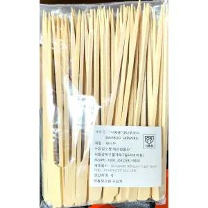 나무꼬치(손잡이 15cm 100입)/산적/꽃이/오뎅/꼬지/도시락/꽂이/떡/양면/산적꽂이/가래떡/캠핑/손잡이/꼬지
