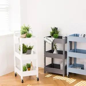 시스맥스 마이룸 트롤리 3단 이동형/수납함/이동식/선반/수납장/북카트/책꽂이/바퀴/수납/도서관/가정용