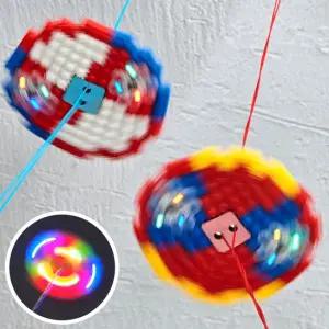 디폼블럭 LED 색 혼합 실팽이 만들기-옵션