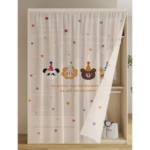 전신거울가리개 패브릭 책장 커튼 x 현관 천 A 레일형 옷장 방문 폭 100 커버 180cm