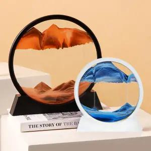 샌드아트 모래시계 액자 모래멍 인테리어소품 2size