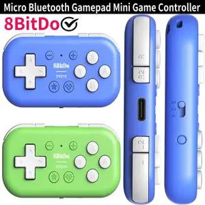 8BitDo 마이크로 블루투스 게임패드 미니 게임 컨트롤러 스위치안드로이드라즈베리 파이용 키보드 모드 휴