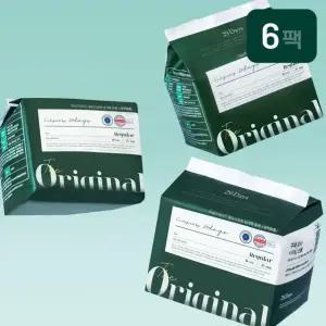 29데이즈 순면감촉 생리대 중형, 16개입, 6팩