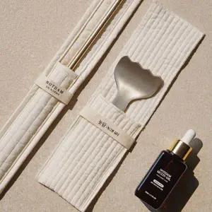 [놋담](강남점)방짜유기 튤립 괄사 +롱스틱 60 괄사 2종 세트(저고리&멀티오일 증정)