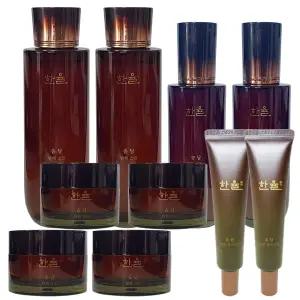 한율 송담 탄력 기초케어 스킨 2개+로션 2개+아이크림 2개+크림 4개/송담기초풀케어 dv