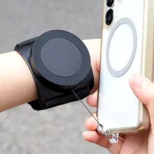 ACEPEED 맥세이프 휴대폰 손목 거치대 암 밴드 C134 대리운전 택배 배달 운동/스마트폰 회전 탈부착 런닝