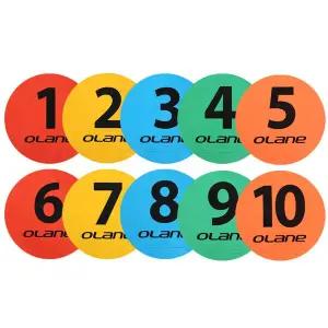 [오레인] 숫자 라운드마커 10개입(OXO-R102)