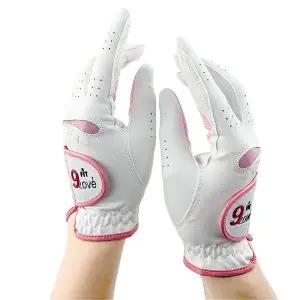 9LOVE 나인러브 미끄럼방지 실리콘 합피 양손 여성용 골프장갑