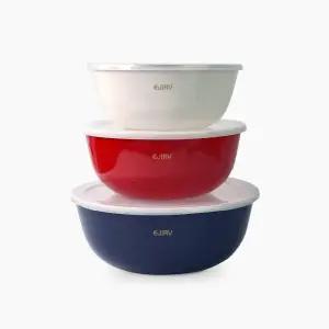 [에지리] 컬러컬렉션 법랑 믹싱볼 3종