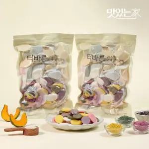 [떡 1위] 1+1 오색떡국떡 550g+550g 명절 떡국떡