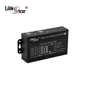 랜스타 LS-HD2KVM-D HDMI KVM 듀얼 모니터 스위치