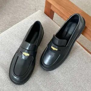 [하프클럽/]블랙 로퍼 슈즈 봄 여름 데일리 슈즈 단화 구두 코디