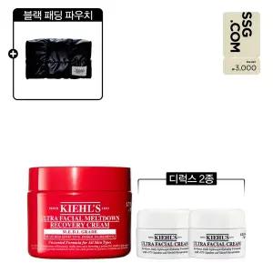 [키엘](강남점)[3천원 상품권][4L] 울트라 훼이셜 메디크림 50ml 세트 (+디럭스 2종 +파우치)