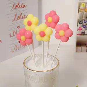 답례품 어린이집 유치원/꽃집/ 어린이간식/유치원행사/답례품 꽃모양캔디 13g,12개