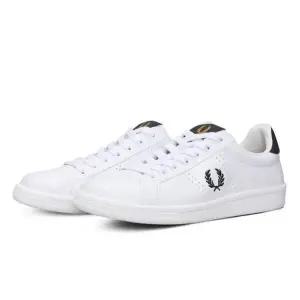 프레드페리 B721 레더 스니커즈 정장 운동화 화이트 B4321-200