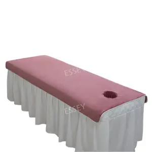 미용베드커버 시트 침대 마사지 피부 속눈썹 팥죽색