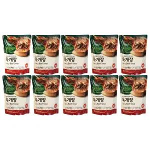 CJ제일제당 비비고 육개장 500g 10개 / 써클