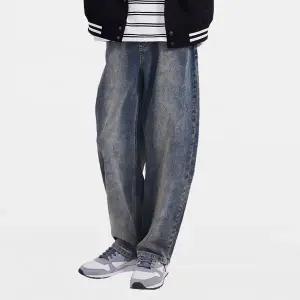 [에꼴리에] 남자 봄신상 세미 커브드 빈티지 워싱진(26A0207)